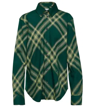 Burberry Checked wool shirt | Thumbnail 1 Burberry Checked wool shirt | Thumbnail 1