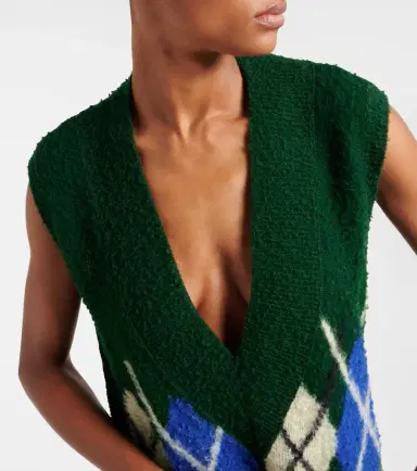 Burberry Argyle wool maxi dress | Thumbnail 5 Burberry Argyle wool maxi dress | Thumbnail 5