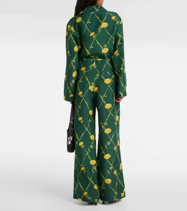 Burberry Floral silk pajama pants | Thumbnail 4 Burberry Floral silk pajama pants | Thumbnail 4