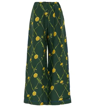 Burberry Floral silk pajama pants | Thumbnail 1 Burberry Floral silk pajama pants | Thumbnail 1
