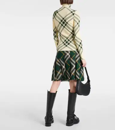 Burberry Check turtleneck sweater | Thumbnail 5 Burberry Check turtleneck sweater | Thumbnail 5