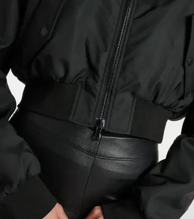 Wardrobe.NYC Wardrobe. NYC Cropped bomber jacket | Thumbnail 2 Wardrobe.NYC Wardrobe. NYC Cropped bomber jacket | Thumbnail 2