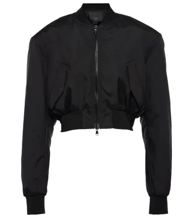 Wardrobe.NYC Wardrobe. NYC Cropped bomber jacket | Thumbnail 1 Wardrobe.NYC Wardrobe. NYC Cropped bomber jacket | Thumbnail 1