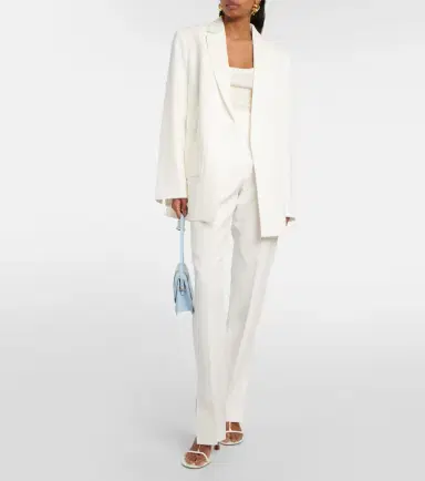 Jacquemus La Veste Tibau asymmetric blazer | Thumbnail 3 Jacquemus La Veste Tibau asymmetric blazer | Thumbnail 3