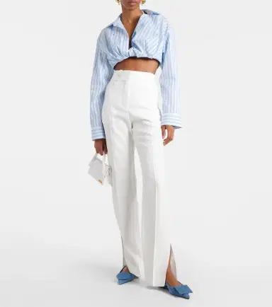 Jacquemus La Chemise Bahia Courte striped cotton top | Thumbnail 4 Jacquemus La Chemise Bahia Courte striped cotton top | Thumbnail 4