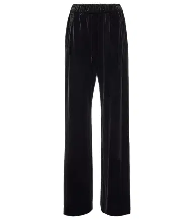 Dolce & Gabbana High-rise velvet wide-leg pants | Thumbnail 1 Dolce & Gabbana High-rise velvet wide-leg pants | Thumbnail 1