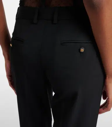 Dolce & Gabbana Low-rise wool-blend slim pants | Thumbnail 3 Dolce & Gabbana Low-rise wool-blend slim pants | Thumbnail 3