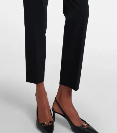 Dolce & Gabbana Low-rise wool-blend slim pants | Thumbnail 5 Dolce & Gabbana Low-rise wool-blend slim pants | Thumbnail 5