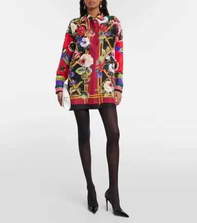 Dolce & Gabbana Silk shirt dress | Thumbnail 3 Dolce & Gabbana Silk shirt dress | Thumbnail 3