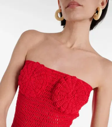 Anna Kosturova Camellia cotton crochet bustier dress | Thumbnail 2 Anna Kosturova Camellia cotton crochet bustier dress | Thumbnail 2
