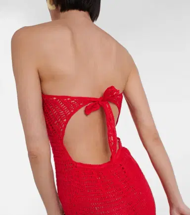 Anna Kosturova Camellia cotton crochet bustier dress | Thumbnail 5 Anna Kosturova Camellia cotton crochet bustier dress | Thumbnail 5