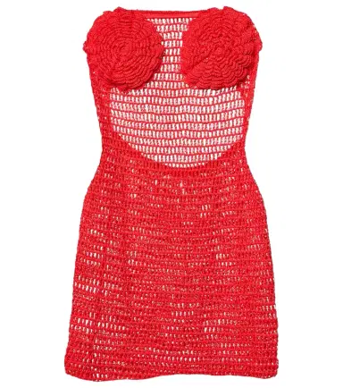 Anna Kosturova Camellia cotton crochet bustier dress | Thumbnail 1 Anna Kosturova Camellia cotton crochet bustier dress | Thumbnail 1
