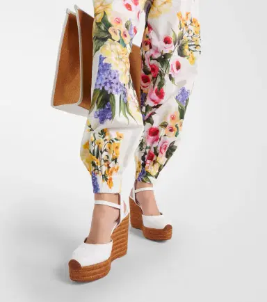Dolce & Gabbana Floral cotton poplin tapered pants | Thumbnail 4 Dolce & Gabbana Floral cotton poplin tapered pants | Thumbnail 4