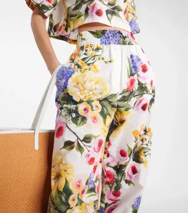 Dolce & Gabbana Floral cotton poplin tapered pants | Thumbnail 5 Dolce & Gabbana Floral cotton poplin tapered pants | Thumbnail 5