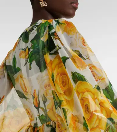 Dolce & Gabbana Floral silk chiffon minidress | Thumbnail 4 Dolce & Gabbana Floral silk chiffon minidress | Thumbnail 4