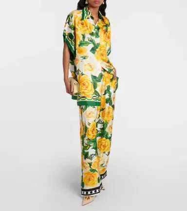 Dolce & Gabbana Floral silk blouse | Thumbnail 3 Dolce & Gabbana Floral silk blouse | Thumbnail 3