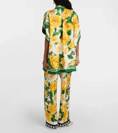 Dolce & Gabbana Floral silk blouse | Thumbnail 4 Dolce & Gabbana Floral silk blouse | Thumbnail 4