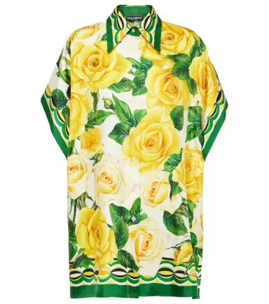 Dolce & Gabbana Floral silk blouse | Thumbnail 1 Dolce & Gabbana Floral silk blouse | Thumbnail 1