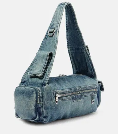 Balenciaga Superbusy Small denim crossbody bag | Thumbnail 6 Balenciaga Superbusy Small denim crossbody bag | Thumbnail 6