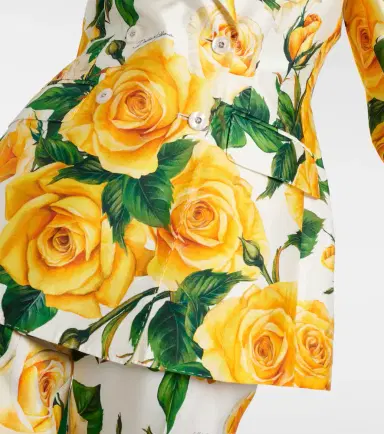 Dolce & Gabbana Turlington floral silk-blend jacket | Thumbnail 5 Dolce & Gabbana Turlington floral silk-blend jacket | Thumbnail 5