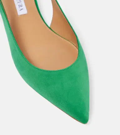 Aquazzura Purist suede slingback flats | Thumbnail 2 Aquazzura Purist suede slingback flats | Thumbnail 2