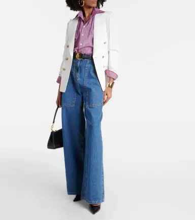 Etro High-rise wide-leg jeans | Thumbnail 4 Etro High-rise wide-leg jeans | Thumbnail 4