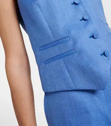 Gabriela Hearst Coleridge wool, silk, and linen vest | Thumbnail 2 Gabriela Hearst Coleridge wool, silk, and linen vest | Thumbnail 2