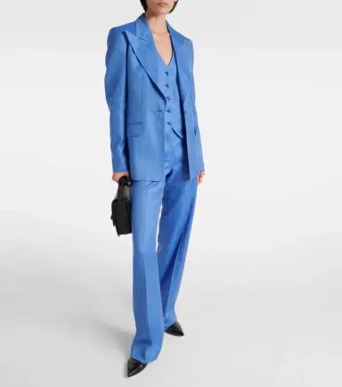 Gabriela Hearst Coleridge wool, silk, and linen vest | Thumbnail 5 Gabriela Hearst Coleridge wool, silk, and linen vest | Thumbnail 5
