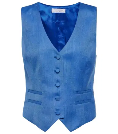 Gabriela Hearst Coleridge wool, silk, and linen vest | Thumbnail 1 Gabriela Hearst Coleridge wool, silk, and linen vest | Thumbnail 1