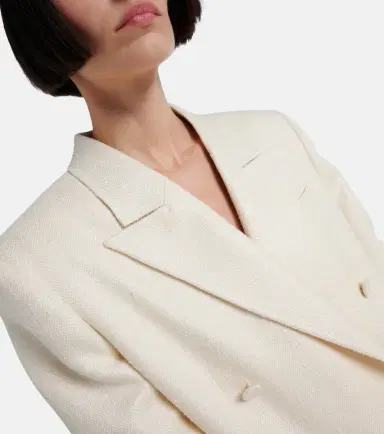 Gabriela Hearst Gavin double-breasted silk and wool blazer | Thumbnail 2 Gabriela Hearst Gavin double-breasted silk and wool blazer | Thumbnail 2