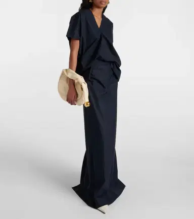 Plan C Mid-rise cotton maxi skirt | Thumbnail 3 Plan C Mid-rise cotton maxi skirt | Thumbnail 3