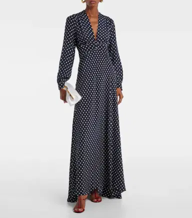 Rixo Emory polka-dot silk maxi dress | Thumbnail 5 Rixo Emory polka-dot silk maxi dress | Thumbnail 5