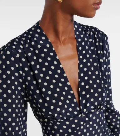 Rixo Emory polka-dot silk maxi dress | Thumbnail 6 Rixo Emory polka-dot silk maxi dress | Thumbnail 6