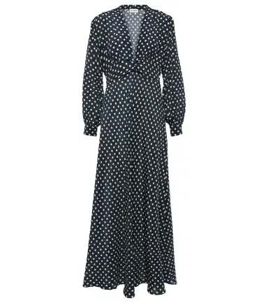 Rixo Emory polka-dot silk maxi dress | Thumbnail 1 Rixo Emory polka-dot silk maxi dress | Thumbnail 1