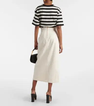 Patou High-rise denim maxi skirt | Thumbnail 4 Patou High-rise denim maxi skirt | Thumbnail 4