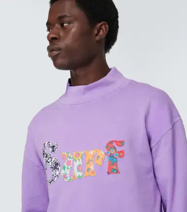 ERL Appliqué cotton jersey sweatshirt | Thumbnail 2 ERL Appliqué cotton jersey sweatshirt | Thumbnail 2