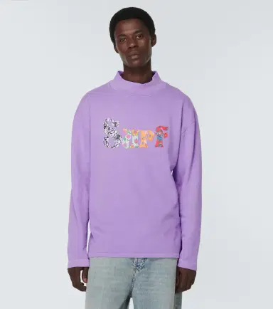ERL Appliqué cotton jersey sweatshirt | Thumbnail 4 ERL Appliqué cotton jersey sweatshirt | Thumbnail 4