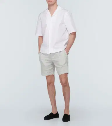Frescobol Carioca Felipe linen and cotton shorts | Thumbnail 2 Frescobol Carioca Felipe linen and cotton shorts | Thumbnail 2