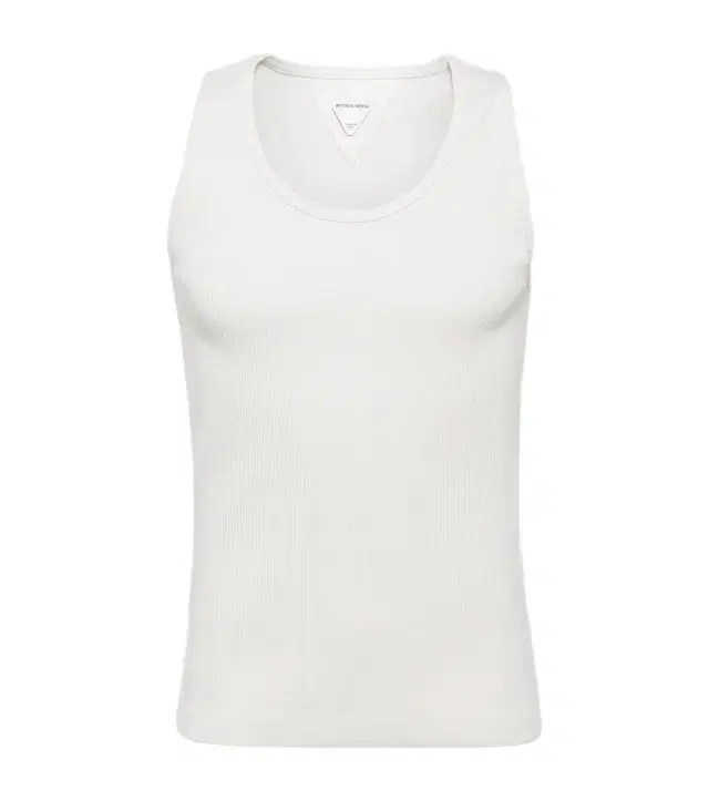 Ribbed-knit cotton-blend jersey tank top Ribbed-knit cotton-blend jersey tank top