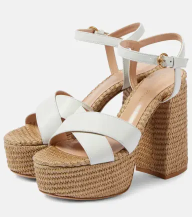 Gianvito Rossi Leather platform sandals | Thumbnail 2 Gianvito Rossi Leather platform sandals | Thumbnail 2