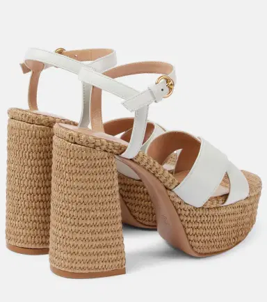 Gianvito Rossi Leather platform sandals | Thumbnail 3 Gianvito Rossi Leather platform sandals | Thumbnail 3