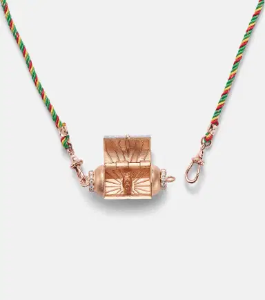 Marie Lichtenberg Prayers Box 18kt rose gold locket necklace with diamonds and pearls | Thumbnail 3 Marie Lichtenberg Prayers Box 18kt rose gold locket necklace with diamonds and pearls | Thumbnail 3