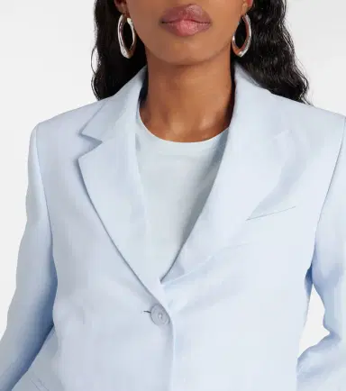 Dorothee Schumacher Summer Cruise cropped blazer | Thumbnail 4 Dorothee Schumacher Summer Cruise cropped blazer | Thumbnail 4