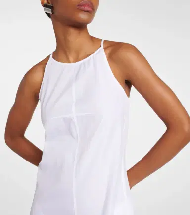 Sportmax Cactus cotton poplin midi dress | Thumbnail 3 Sportmax Cactus cotton poplin midi dress | Thumbnail 3