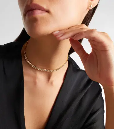 SHAY JEWELRY 18kt gold tennis necklace with diamonds | Thumbnail 5 SHAY JEWELRY 18kt gold tennis necklace with diamonds | Thumbnail 5