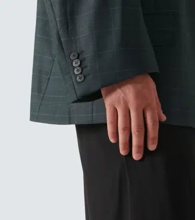 Balenciaga Boxy checked wool blazer | Thumbnail 6 Balenciaga Boxy checked wool blazer | Thumbnail 6