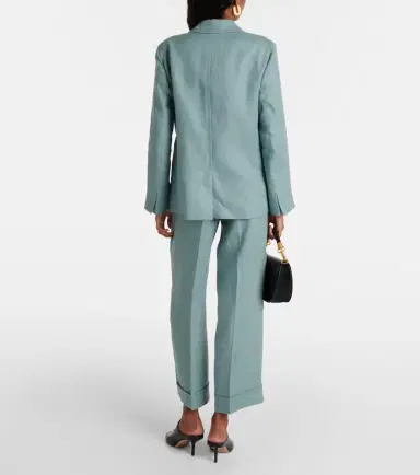 'S Max Mara Socrates single-breasted linen blazer | Thumbnail 3 'S Max Mara Socrates single-breasted linen blazer | Thumbnail 3