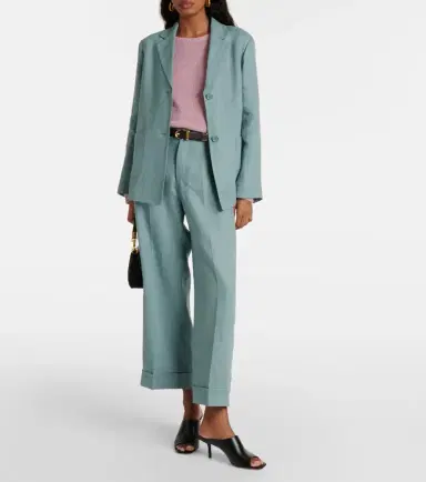'S Max Mara Socrates single-breasted linen blazer | Thumbnail 4 'S Max Mara Socrates single-breasted linen blazer | Thumbnail 4