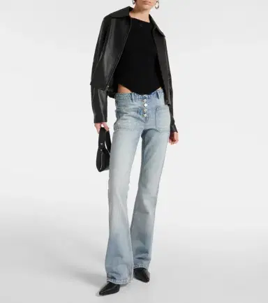 Courreges Courrèges Low-rise bootcut jeans | Thumbnail 3 Courreges Courrèges Low-rise bootcut jeans | Thumbnail 3