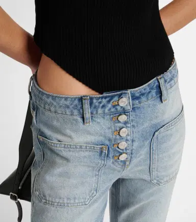 Courreges Courrèges Low-rise bootcut jeans | Thumbnail 4 Courreges Courrèges Low-rise bootcut jeans | Thumbnail 4